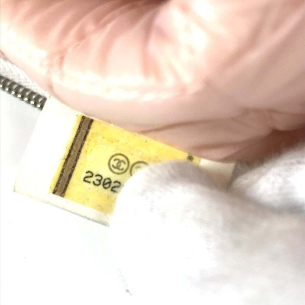 CHANEL Pink Canvas Pouch - Picture 8 of 16